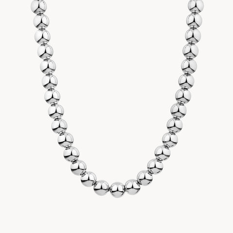 Recognised Freedom Pearl Popon Chunky Chain Pendant Necklace, Gold/White at  John Lewis & Partners
